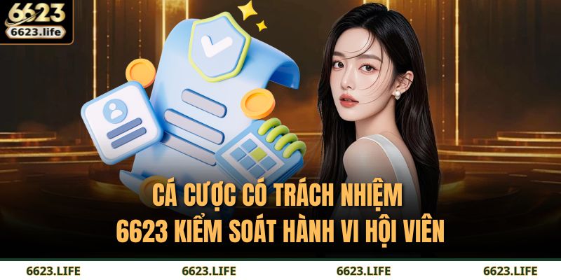 Cá cược có trách nhiệm 6623 kiểm soát hành vi hội viên