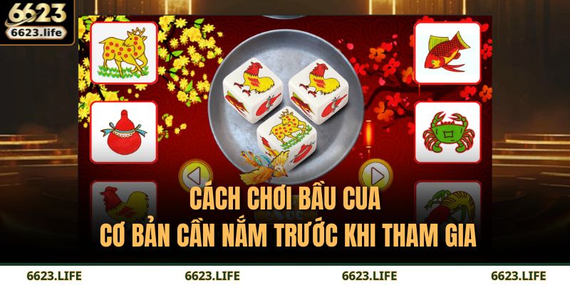 Cách chơi Bầu Cua cơ bản cần nắm trước khi tham gia